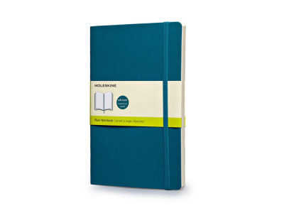 Записная книжка Moleskine Classic Soft (нелинованный), Large (13х21см), бирюзовый Записная книжка Moleskine Classic Soft (нелинованный), Large (13х21см), бирюзовый