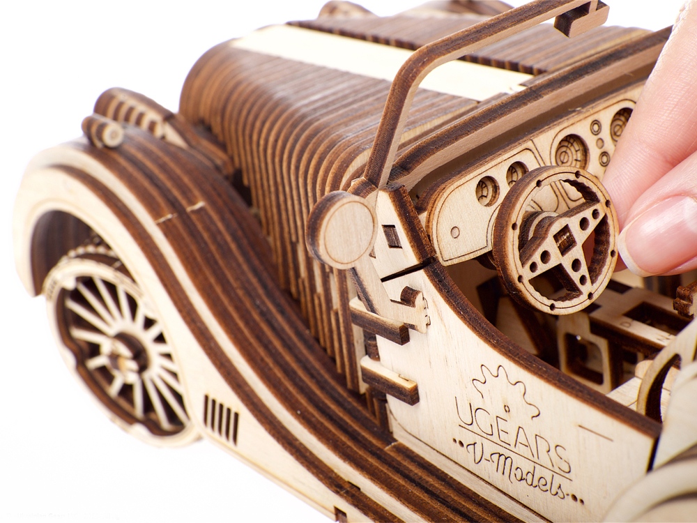 3D-ПАЗЛ UGEARS Родстер VM-01 3D-ПАЗЛ UGEARS Родстер VM-01