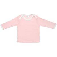Каталог Футболка детская с длинным рукавом Baby Prime, розовая с молочно-белым от интернет-магазина «7 Сувениров»
