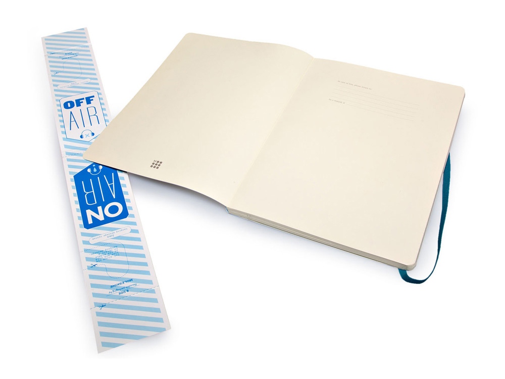 Записная книжка Moleskine Classic Soft (в линейку), Хlarge (19х25 см), бирюзовый Записная книжка Moleskine Classic Soft (в линейку), Хlarge (19х25 см), бирюзовый