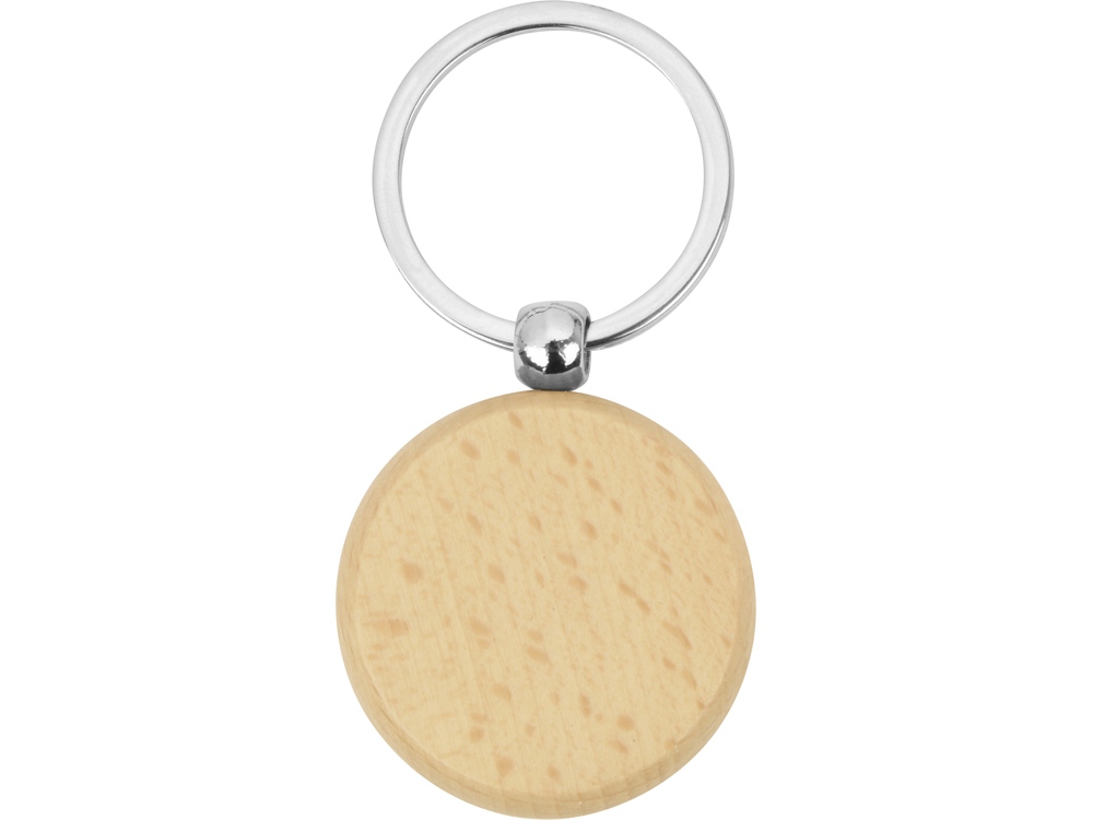 Брелок Wood RND круглый, бежевый Брелок Wood RND круглый, бежевый