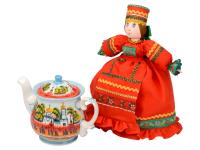 подарочный набор кремлевский: кукла на чайник, чайник заварной с росписью, заказать подарочный набор кремлевский: кукла на чайник, чайник заварной с росписью, купить подарочный набор кремлевский: кукла на чайник, чайник заварной с росписью, приобрести в Москве подарочный набор кремлевский: кукла на чайник, чайник заварной с росписью Каталог Подарочный набор Кремлевский: кукла на чайник, чайник заварной с росписью от интернет-магазина «7 Сувениров»