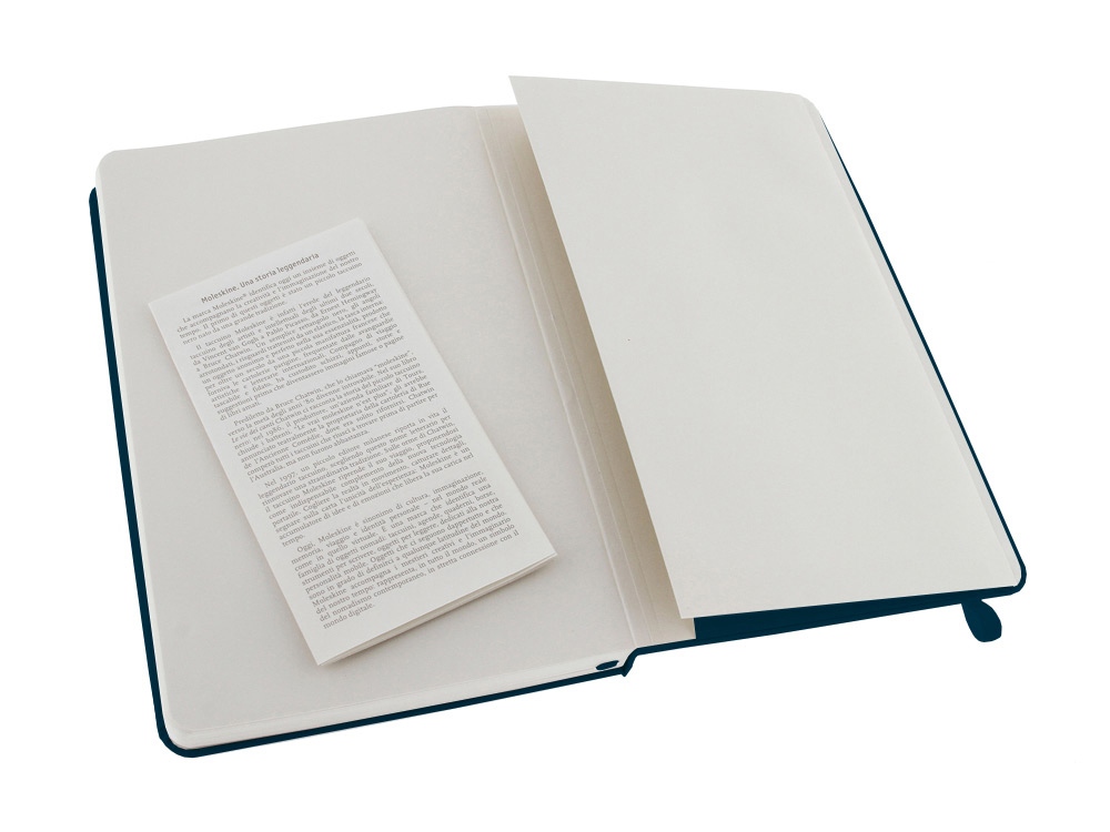 Записная книжка Moleskine Classic (в линейку) в твердой обложке, Large (13х21см), сапфир Записная книжка Moleskine Classic (в линейку) в твердой обложке, Large (13х21см), сапфир