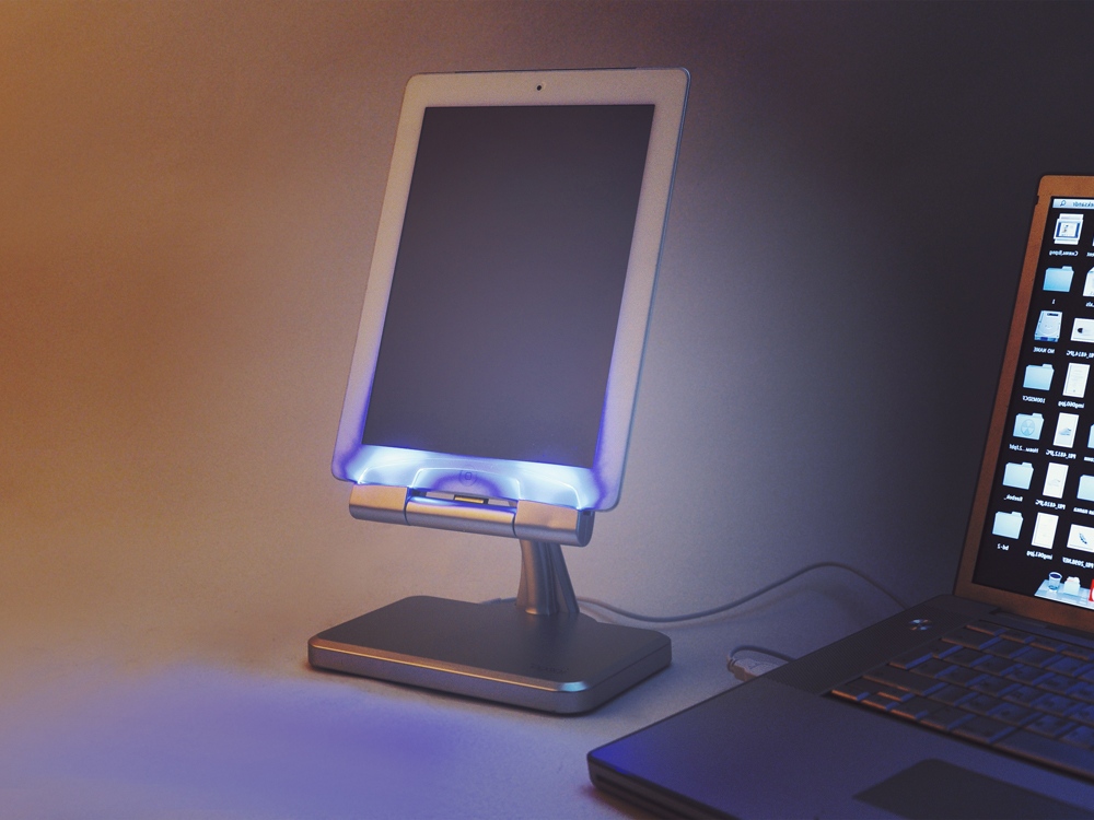 Зарядное устройство-подставка для iPad, iPhone Пьедестал Зарядное устройство-подставка для iPad, iPhone Пьедестал