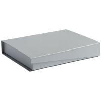 Каталог Коробка Duo под ежедневник и ручку, серебристая от интернет-магазина «7 Сувениров»