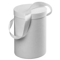 Каталог Подарочная коробка Rond, белая от интернет-магазина «7 Сувениров»