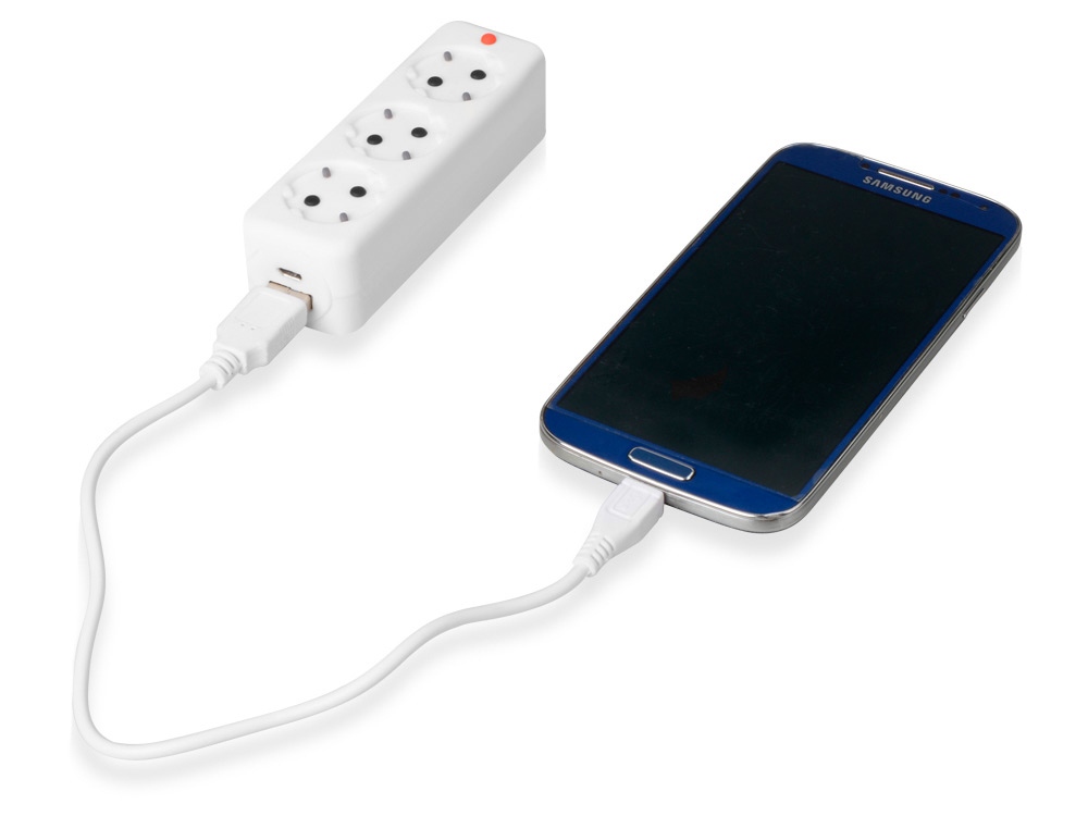 Портативное зарядное устройство в форме розетки, мощность 2600 mAh Портативное зарядное устройство в форме розетки, мощность 2600 mAh