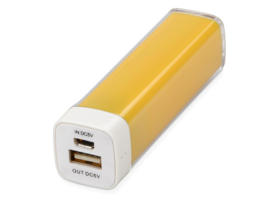 Портативное зарядное устройство Ангра, 2200 mAh, желтый Портативное зарядное устройство Ангра, 2200 mAh, желтый