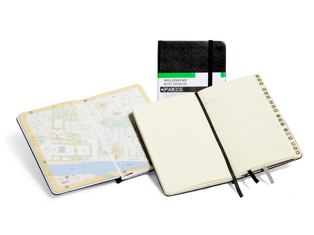 Записная книжка Moleskine City Paris, Pocket (9x14 см), черный Записная книжка Moleskine City Paris, Pocket (9x14 см), черный