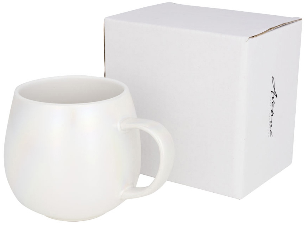 Переливающаяся кружка Glitz, белый