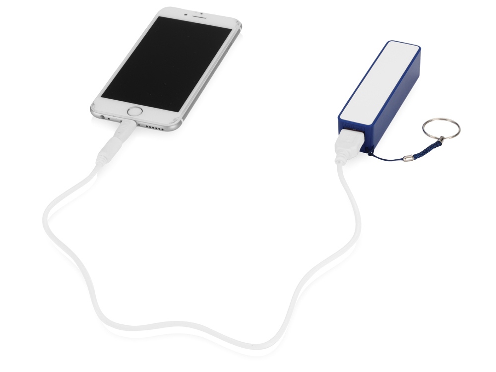 Портативное зарядное устройство Сатурн, 2200 mAh, синий Портативное зарядное устройство Сатурн, 2200 mAh, синий