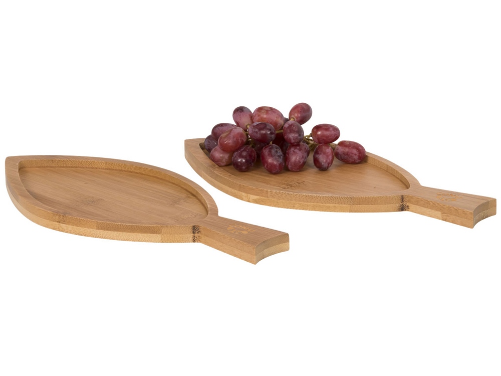 Набор досок Amuse в виде рыбок, коричневый