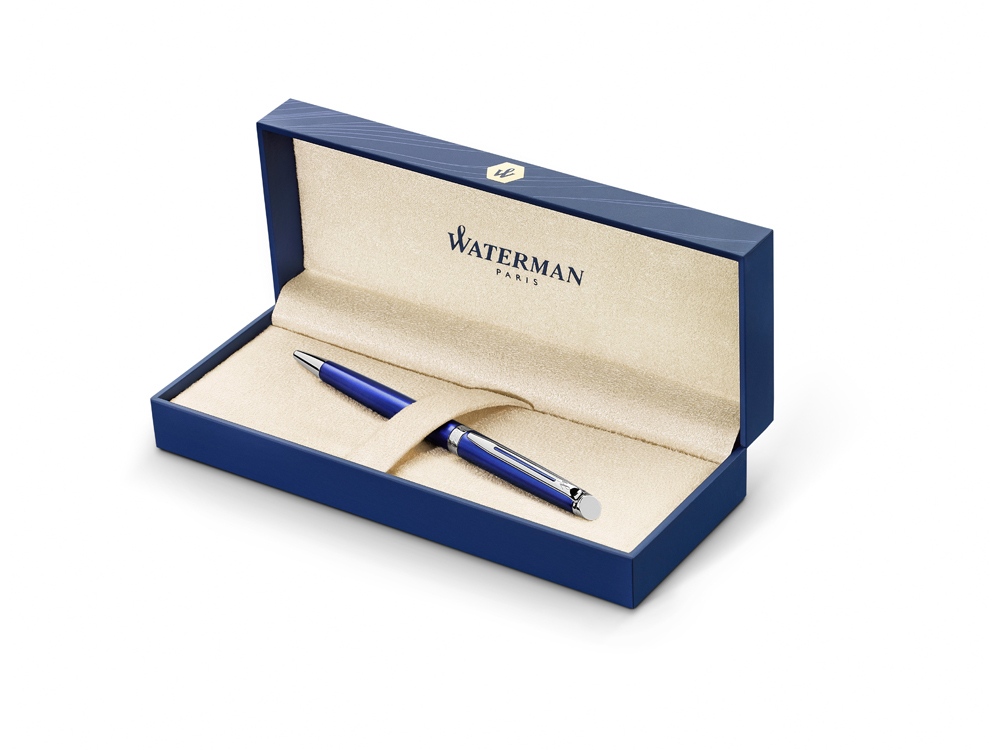 Ручка шариковая Waterman Hemisphere Bright Blue CT M, синий/серебристый