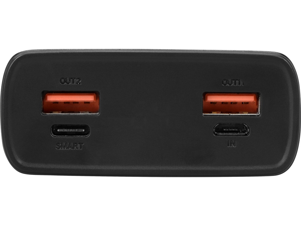 Портативное зарядное устройство PowerMax, 20000 mAh, PD + QC 3.0, черный Портативное зарядное устройство PowerMax, 20000 mAh, PD + QC 3.0, черный