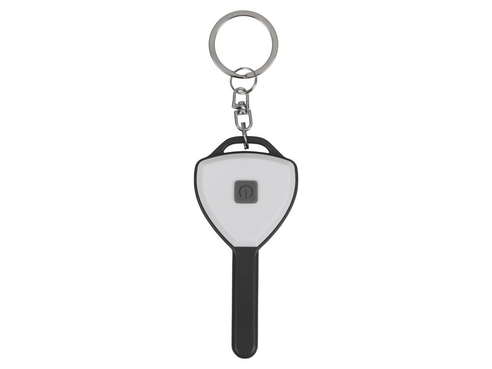 Брелок-фонарик COB Switch, белый/серый Брелок-фонарик COB Switch, белый/серый