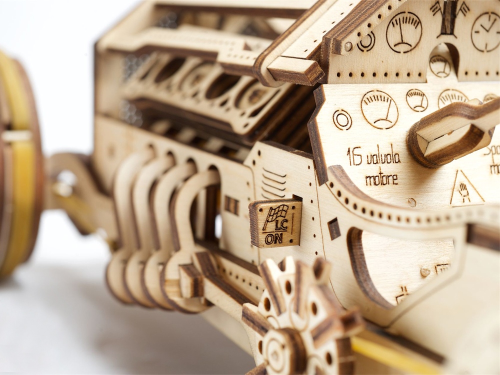 3D-ПАЗЛ UGEARS Спорткар U-9 Гран-при 3D-ПАЗЛ UGEARS Спорткар U-9 Гран-при