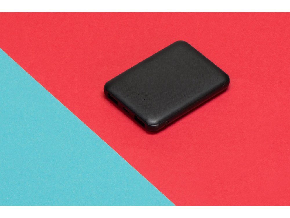 Портативное зарядное устройствоGrind, 5000 mAh, черный Портативное зарядное устройствоGrind, 5000 mAh, черный