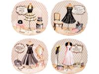 Каталог Набор  десертных тарелок Высокая мода от интернет-магазина «7 Сувениров»
