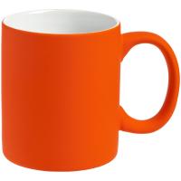 Каталог Кружка Sippy c покрытием софт-тач, оранжевая от интернет-магазина «7 Сувениров»