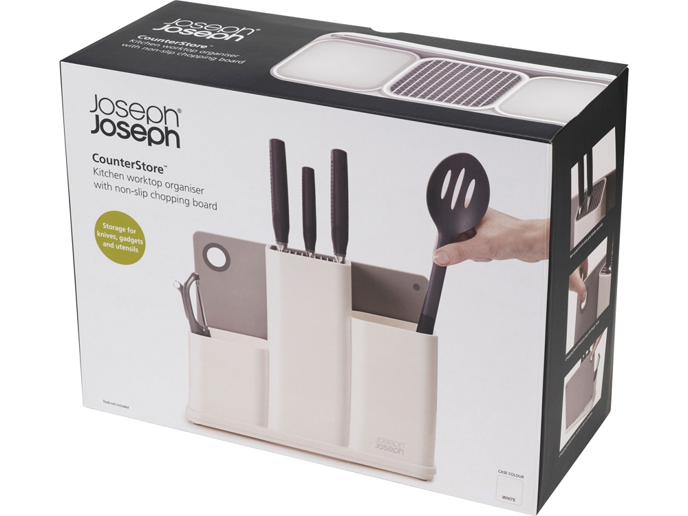 Органайзер для кухонной утвари настольный CounterStore, белый