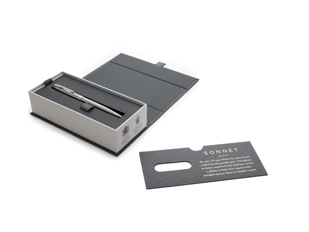 Ручка шариковая Parker Sonnet Core Stainless Steel CT, серебристый
