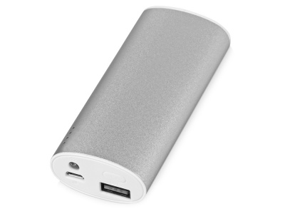 Портативное зарядное устройство Квазар, 4400 mAh, серебристый Портативное зарядное устройство Квазар, 4400 mAh, серебристый