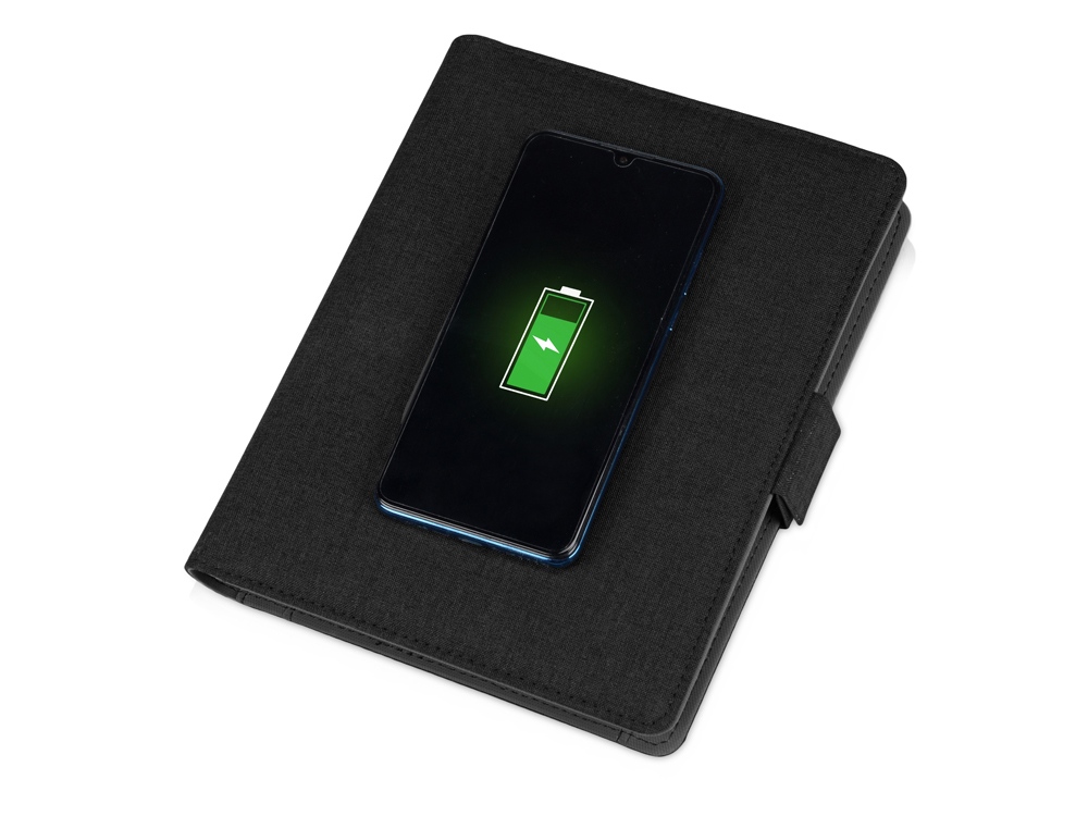 Органайзер с беспроводной зарядкой 5000 mAh Powernote, темно-серый Органайзер с беспроводной зарядкой 5000 mAh Powernote, темно-серый