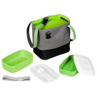 Каталог Набор ланчбоксов в термосумке Takk Mamma, зеленый от интернет-магазина «7 Сувениров»