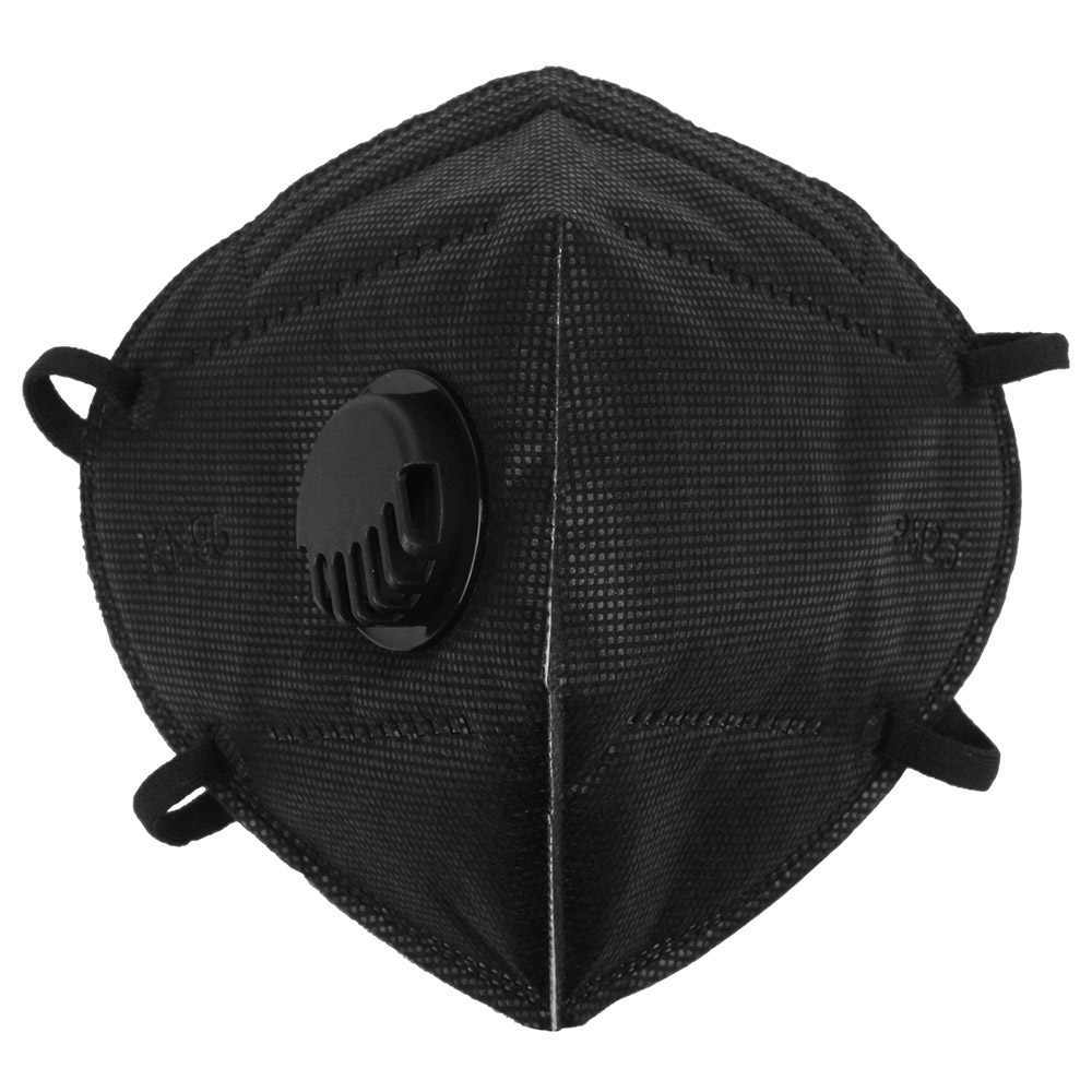 Каталог Респиратор KN95 с клапаном FFP2 черный от интернет-магазина «7 Сувениров»