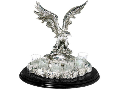 Настольный набор для водки Орел