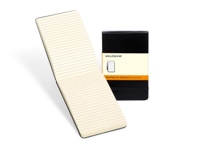 Записная книжка Moleskine Reporter (в линейку), Pocket (9х14см), черный Записная книжка Moleskine Reporter (в линейку), Pocket (9х14см), черный