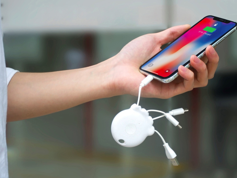 Портативное зарядное устройство Octopus Booster, 1000 mAh , белый Портативное зарядное устройство Octopus Booster, 1000 mAh , белый