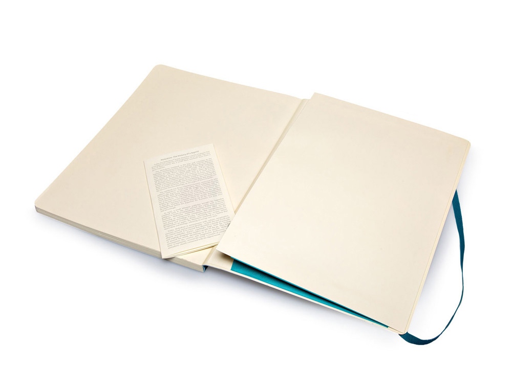 Записная книжка Moleskine Classic Soft (в линейку), Хlarge (19х25 см), бирюзовый Записная книжка Moleskine Classic Soft (в линейку), Хlarge (19х25 см), бирюзовый