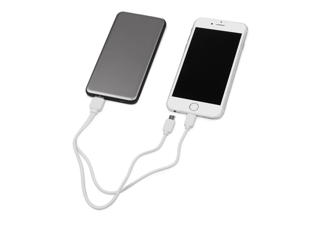 Портативное зарядное устройство Shell Pro, 10000 mAh, серебристый Портативное зарядное устройство Shell Pro, 10000 mAh, серебристый