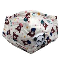 Каталог Маска из хлопка многоразовая детская с принтом 'Мишка' с клапаном (фильтр PM 2.5 в комплекте) от интернет-магазина «7 Сувениров»