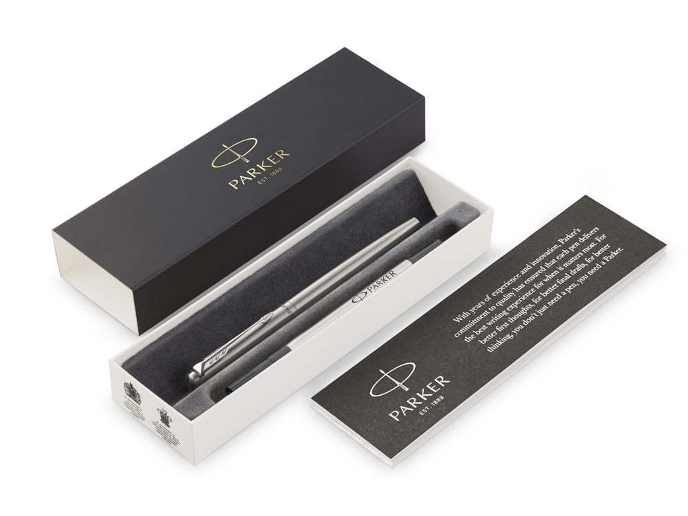 Ручка роллер Parker Jotter Core Stainless Steel CT, серебристый