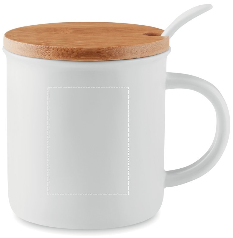 Каталог Кружка фарфоровая с ложкой от интернет-магазина «7 Сувениров»