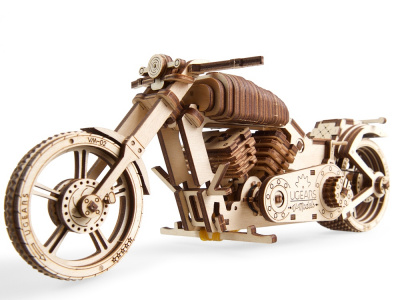 3D-ПАЗЛ UGEARS Байк VM-02 3D-ПАЗЛ UGEARS Байк VM-02