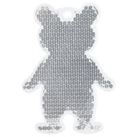 Каталог Пешеходный светоотражатель «Мишка», белый от интернет-магазина «7 Сувениров»