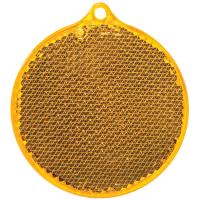 Каталог Пешеходный светоотражатель «Круг», оранжевый от интернет-магазина «7 Сувениров»