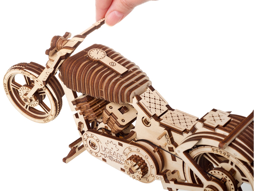 3D-ПАЗЛ UGEARS Байк VM-02 3D-ПАЗЛ UGEARS Байк VM-02