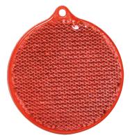 Каталог Пешеходный светоотражатель «Круг», красный от интернет-магазина «7 Сувениров»