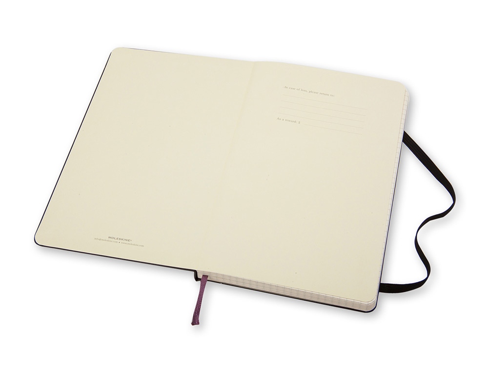 Записная книжка Moleskine Classic (в клетку) в твердой обложке, Large (13х21см), черный Записная книжка Moleskine Classic (в клетку) в твердой обложке, Large (13х21см), черный