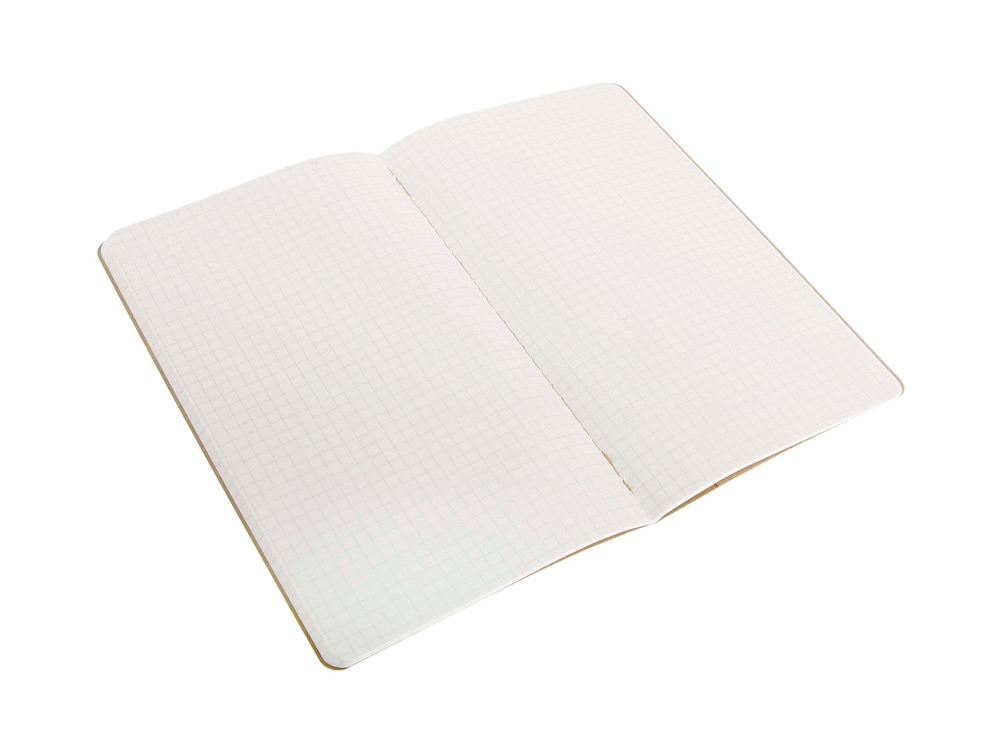 Записная книжка Moleskine Cahier (в клетку, 3 шт.), Large (13х21см), бежевый Записная книжка Moleskine Cahier (в клетку, 3 шт.), Large (13х21см), бежевый