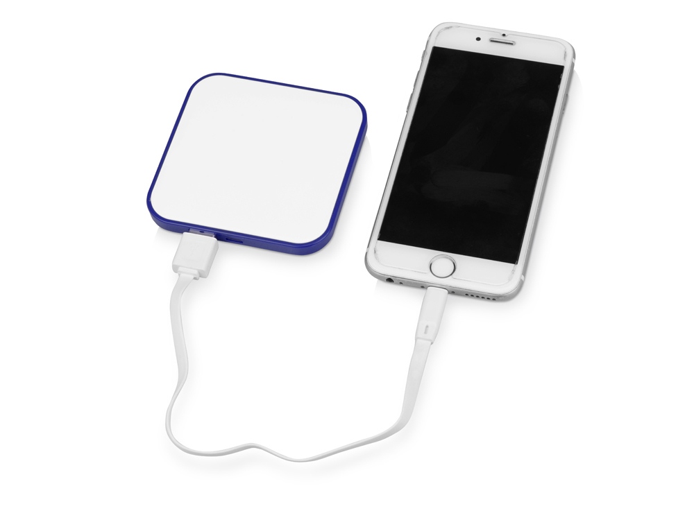 Портативное зарядное устройство (power bank) Квадрум, 2600 mAh, синий Портативное зарядное устройство (power bank) Квадрум, 2600 mAh, синий