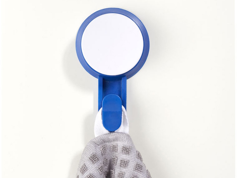 Крючок на присоске, синий