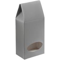 Каталог Коробка с окном English Breakfast, серебристая от интернет-магазина «7 Сувениров»