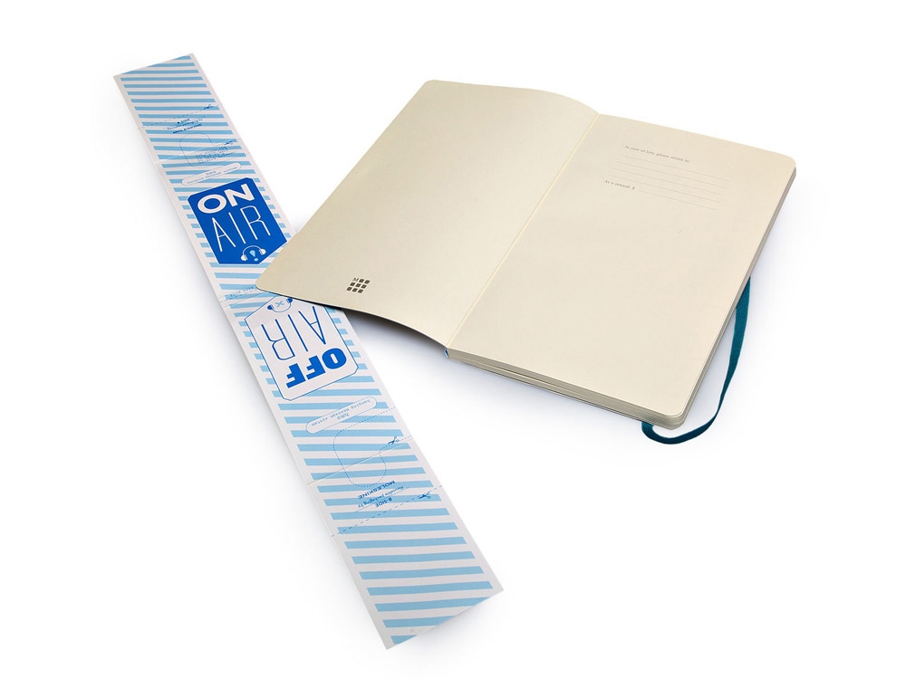 Записная книжка Moleskine Classic Soft (нелинованный), Large (13х21см), бирюзовый Записная книжка Moleskine Classic Soft (нелинованный), Large (13х21см), бирюзовый