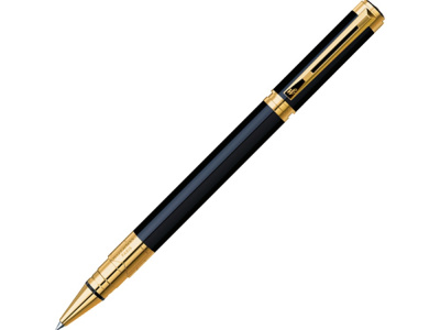 Ручка роллер Waterman Perspective Black GT F, черный/золотистый