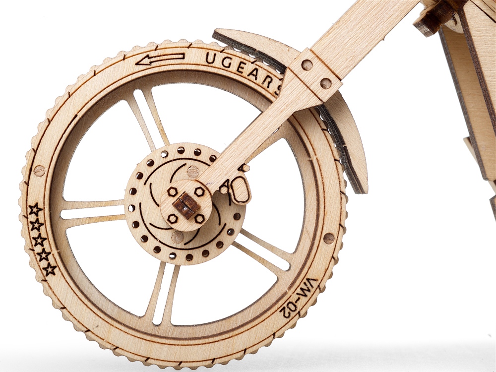 3D-ПАЗЛ UGEARS Байк VM-02 3D-ПАЗЛ UGEARS Байк VM-02
